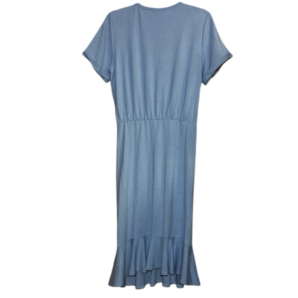 Caldwell Collection Blue Midi Dress with Elegant Design - Picture 5 of 7